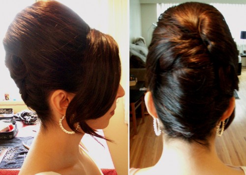 Side Swept Updo Hairstyle