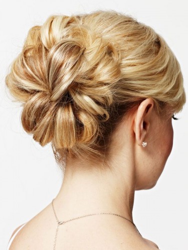 Stylish Blonde Bun