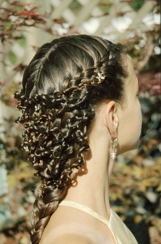 Teenage Party Hairstyle