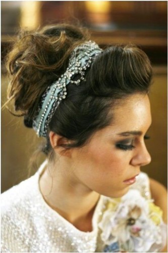Updo Puff Hairstyle