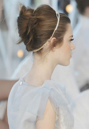 Updo With Tiara Hairstyle