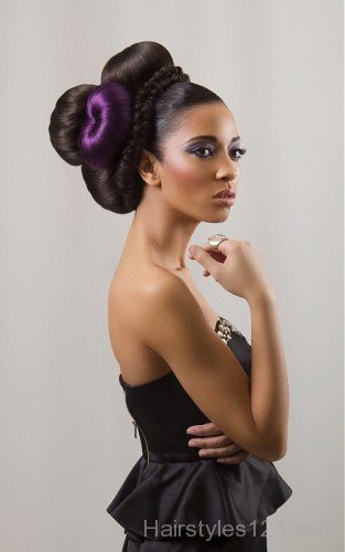 Avant Updo For Black Women