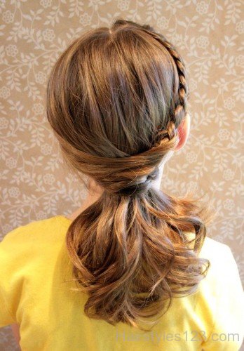 Braid With Wavy Hairstyle