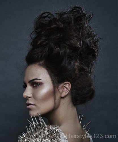Gothic Updo Hairstyle