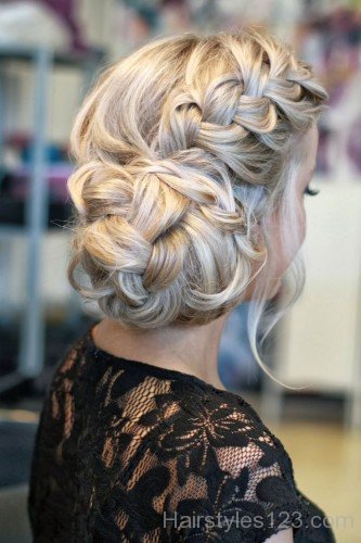 Updo With Braid