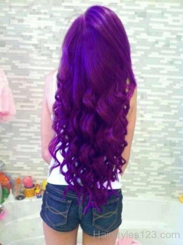 Colored Curly Hair