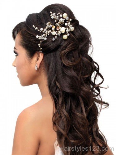 Prom Half Up Hairstyle