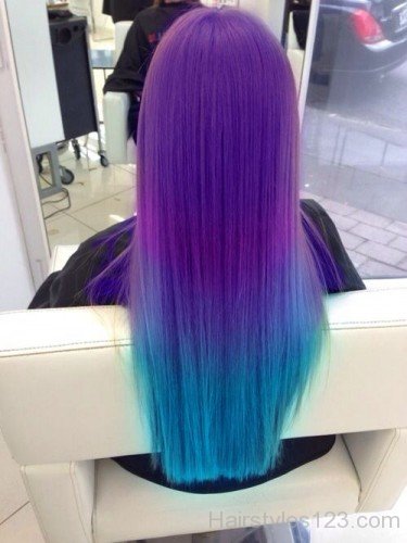 Straight Ombre Hairstyle