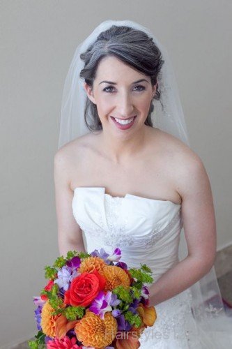 Bridal Grey Hairstyle