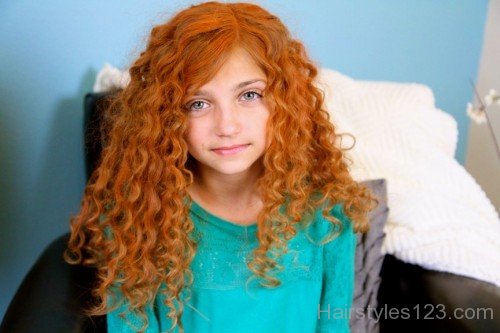 Kids Curly Hairstyle