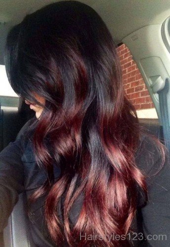 Ombre Wavy Hairstyle