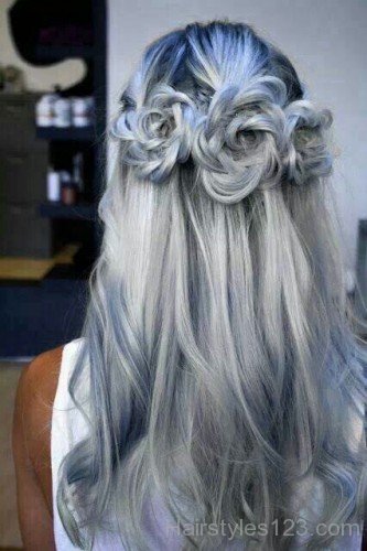 Party Grey Hairstyle