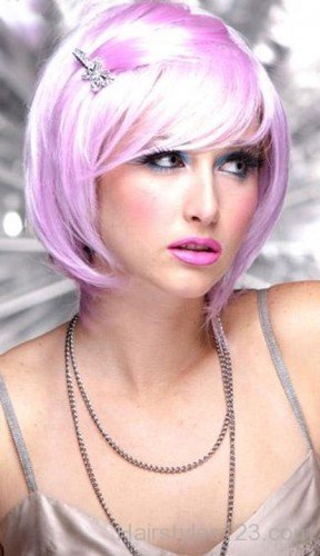 Pink Bob Hairstyle