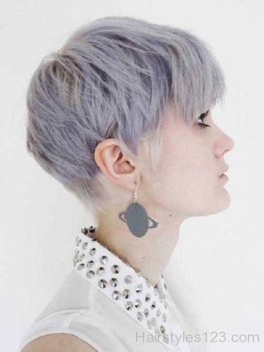 Short Grey Hairstyle