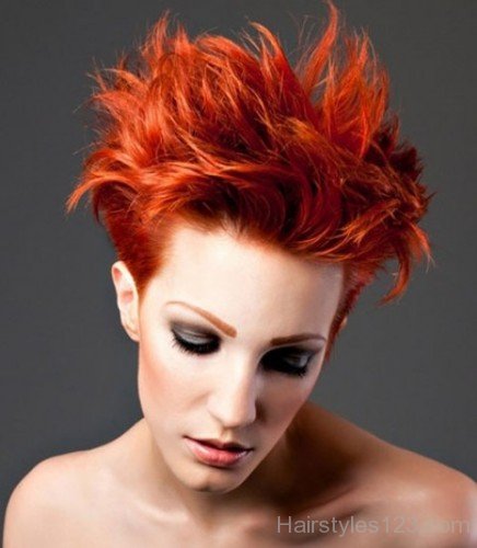 Short Hair Orange Shade