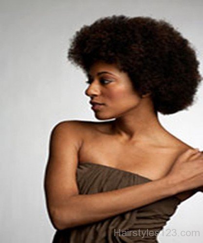 1970s  Black Stylish Afro Hairstyle