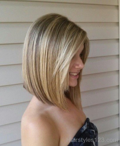 Nice Angled Bob Hairstyle 