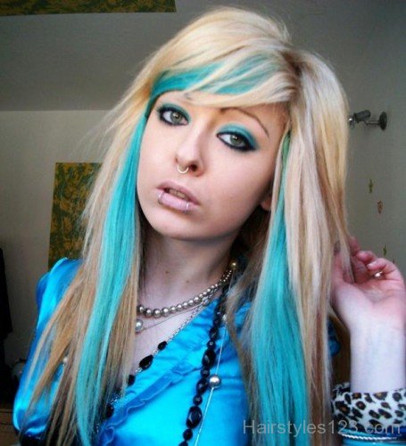 Pretty Colored Hairstyle