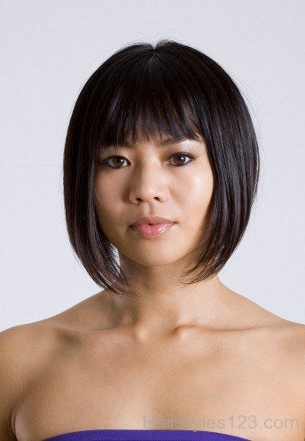 Stylsh Angled Bob Hairstyle