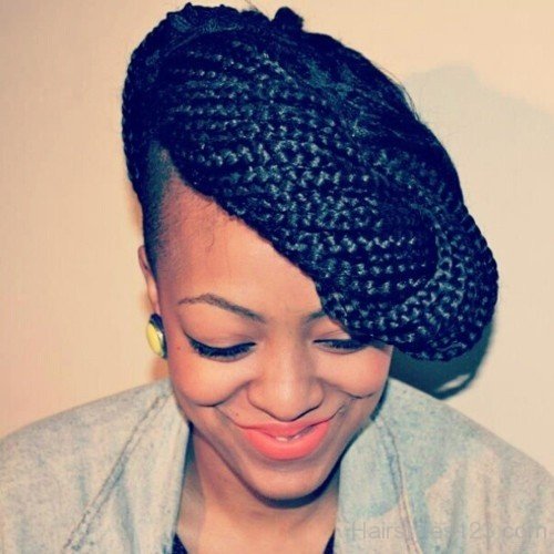 African Braided Hairstyle
