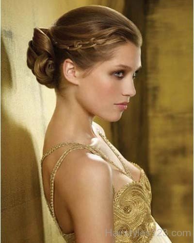 Amazing Braided Bun Hairstyle