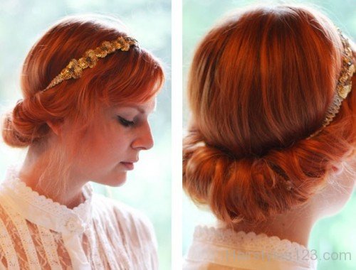 Attractive Vintage Updos Hairstyle