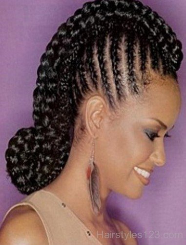 Awesome Black Braided Hairstyle