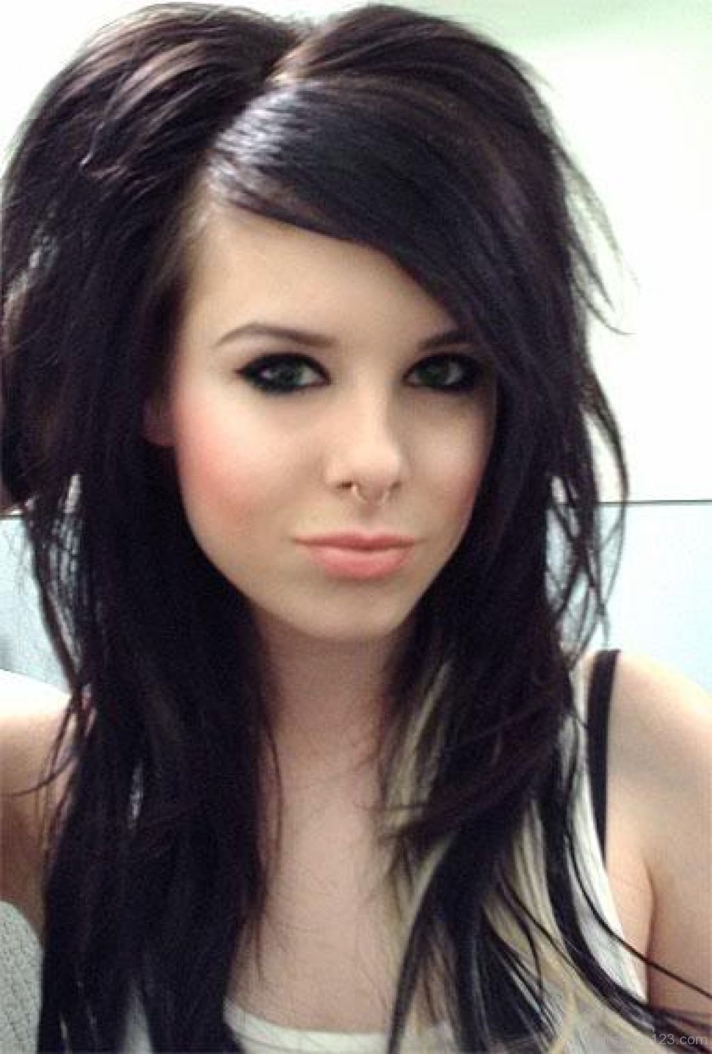 awesome emo hairstyle for girls