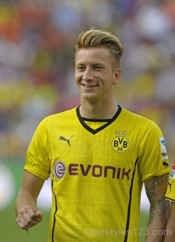 Awesome Undercut  Hairstyle Of Marco Reus