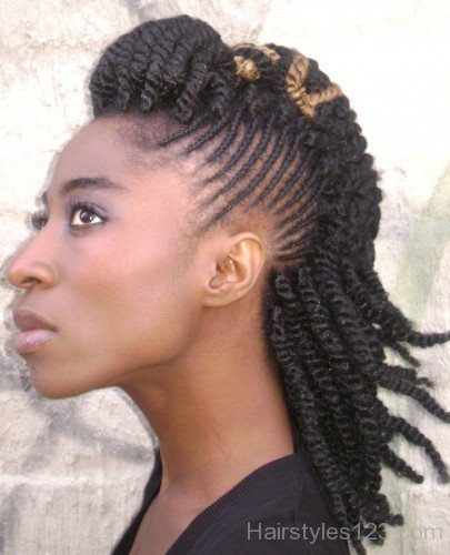 Awesome Black Braided Hairstyle