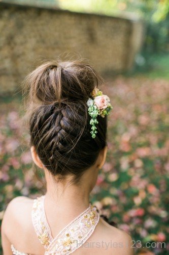 Beautiful Bun Hairstyle