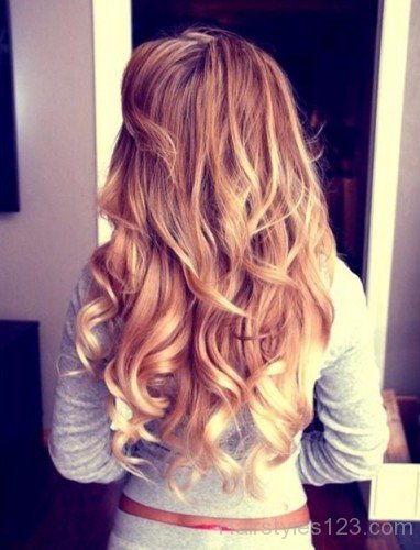 Beautiful Long Curly Layered Hairstyle