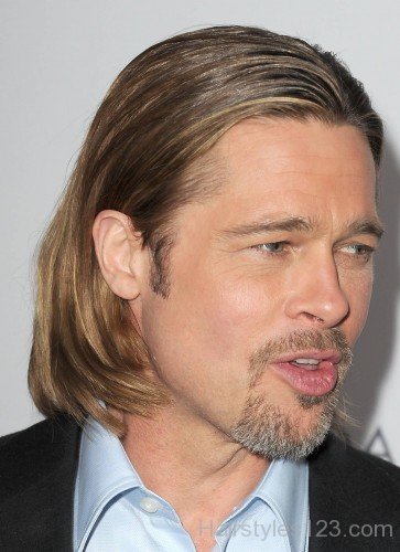 Brad Pitt Medium Hairstyle