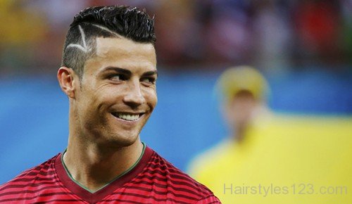 Cristiano Ronaldo Funky Hairstyle