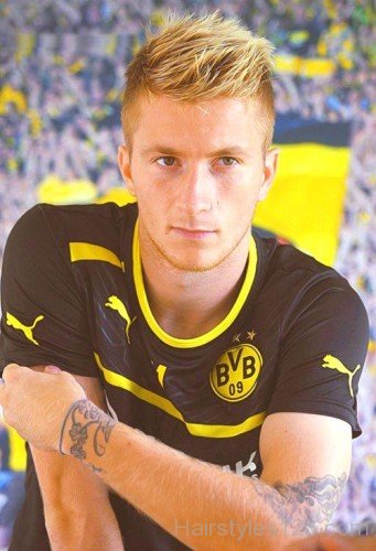 Dashing Hairstyle Of Marco Reus