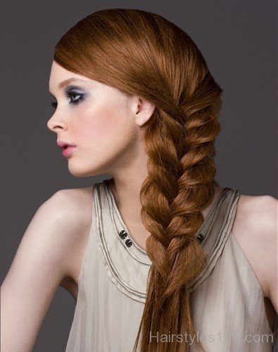 Fine Prom Braided Hairstyle