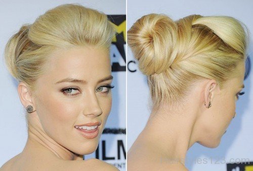 Glamorous Bun Hairstyle