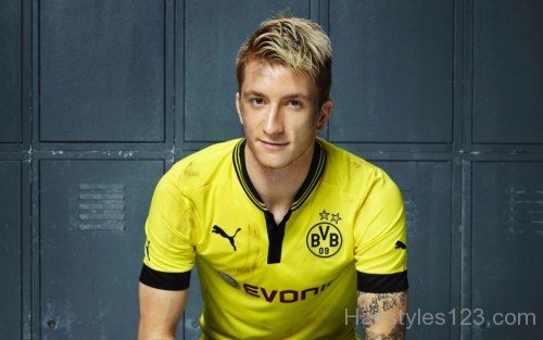 Marco Reus Cool Undercut Hairstyle