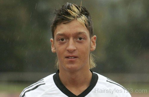 Mesut Ozil  Funky Hairstyle