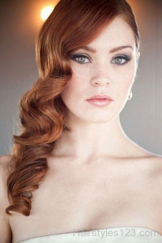 Nice Vintage Wedding Hairstyle