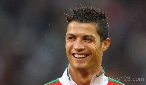 Nice Hairstyle Of Cristiano Ronaldo