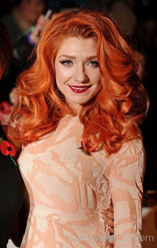 Nicola Roberts Long Curly Hairstyle