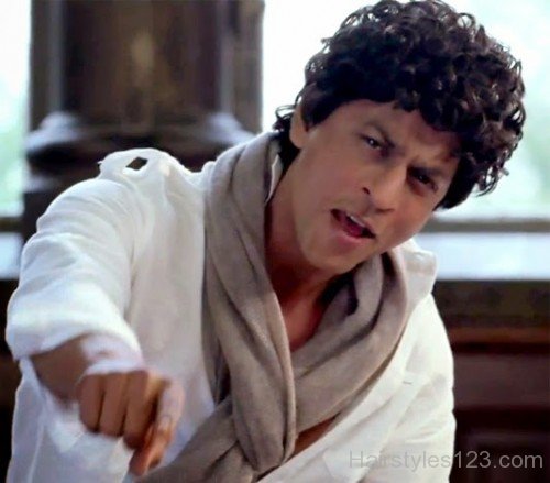 Shahrukh Khan Curly Hairstyle