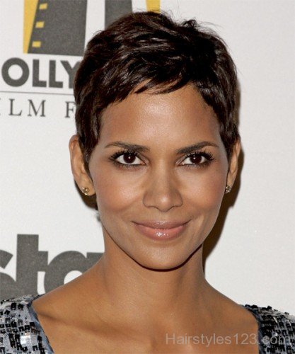 Stylish Black Pixie Hairstyle