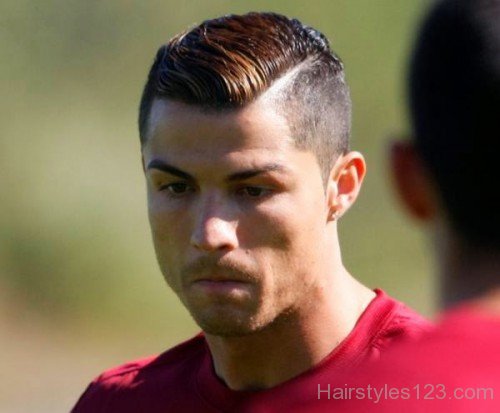 Stylish Hairstyle Of Cristiano Ronaldo