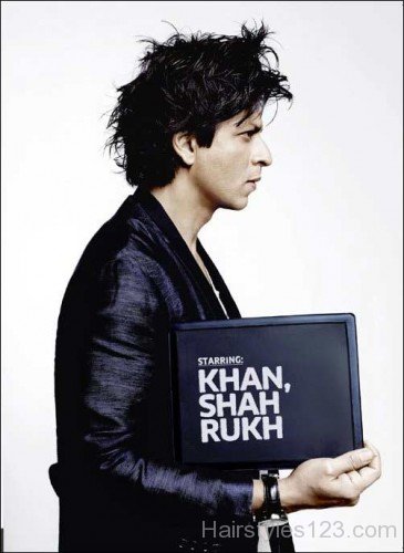 Stylish Hairstyle Of Shahrukh Khan