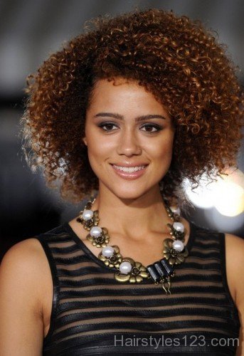 Stylish Short Curly Hairstyle