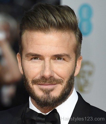 Attractive Undercut Hairstyle Of David Beckham