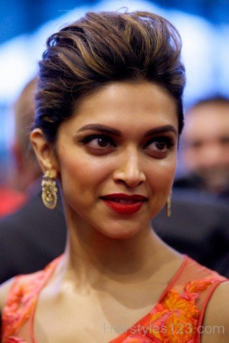 Attractive Updo Deepika Padukone