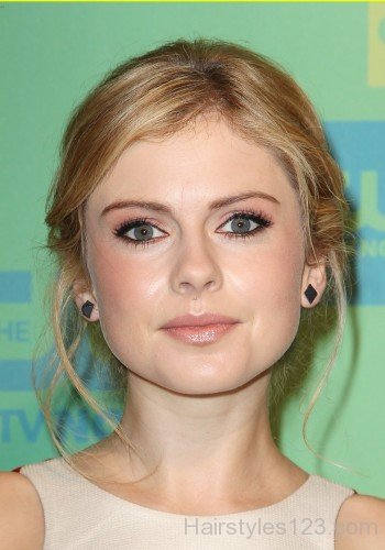 Attractive Updo Hairstyle Of Rose Mciver